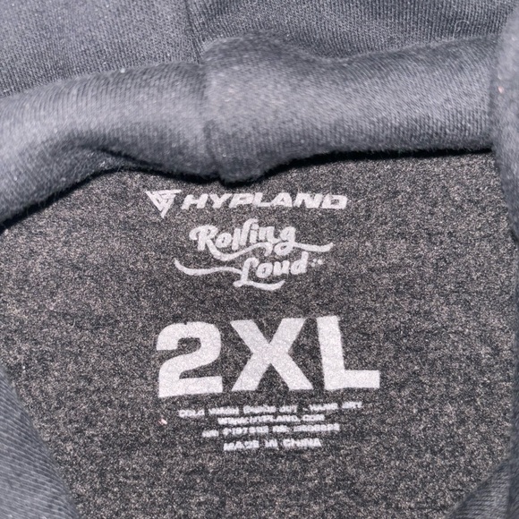 Rolling Loud Sweatshirt Hypland XXL Black Big Pullover Hoodie - Picture 3 of 3